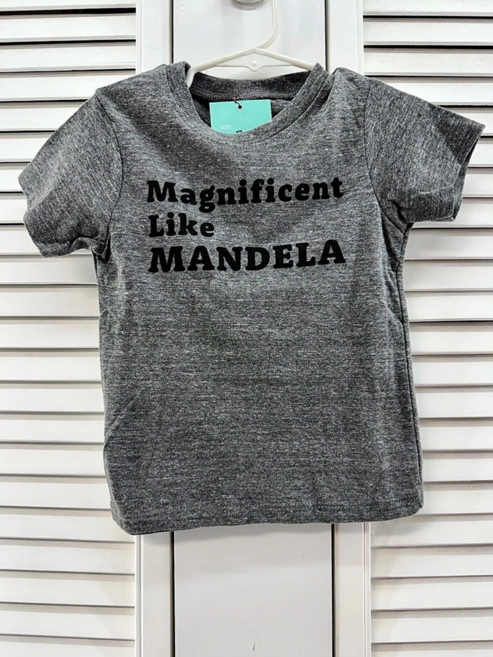 Wee Rascals girls size 2 Magnificent Like Mandela T-Shirt Girls nwt